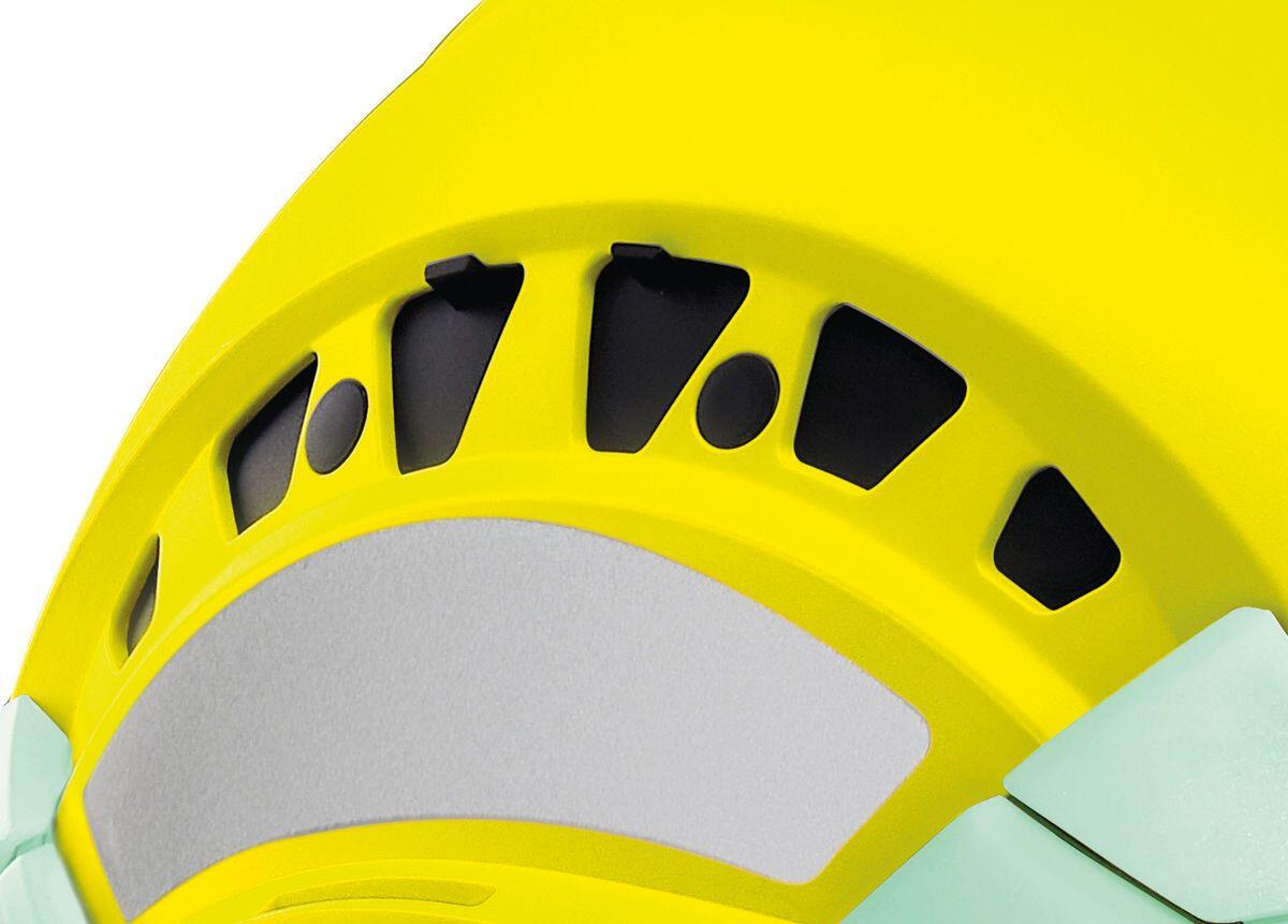 Casque sécurité Petzl Vertex Vent Hi Viz jaune ajustable compatibles accessoires 3/5