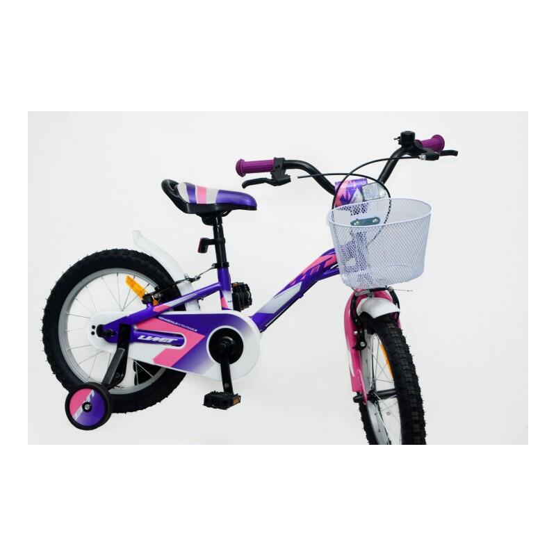 Vélo enfant Alice Violet 16 pouces 2/4
