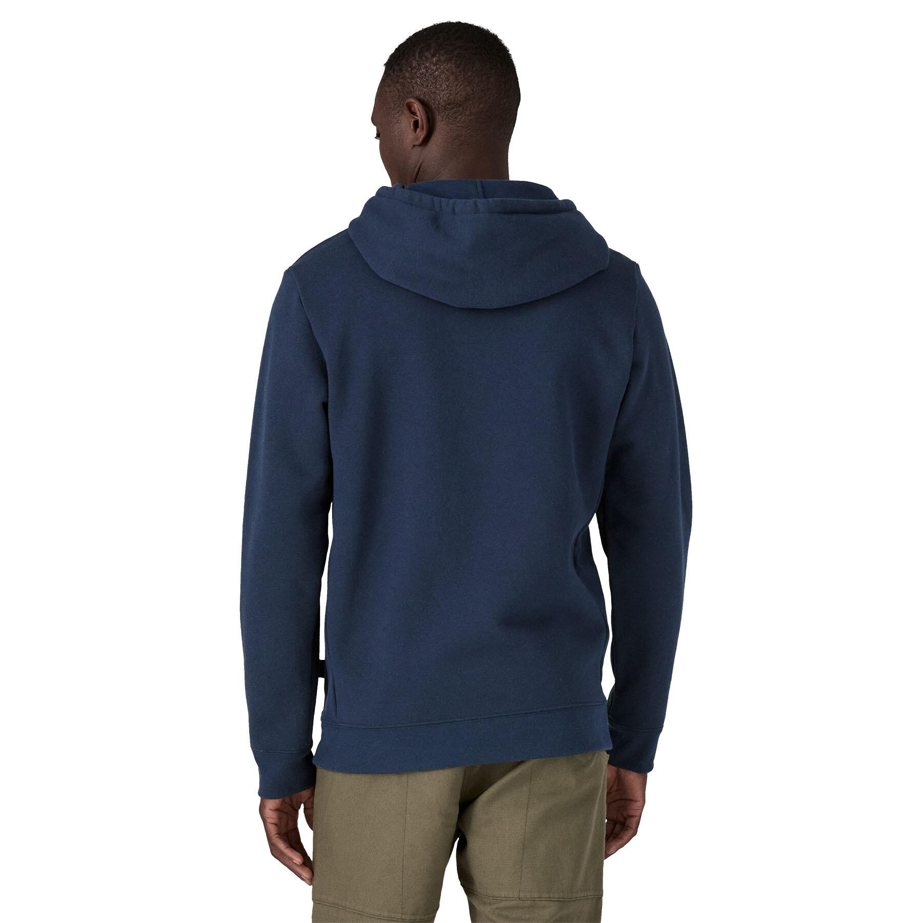 Sweat à Capuche Homme Patagonia "P-6 Logo Uprisal Hoody" S Bleu 2/7