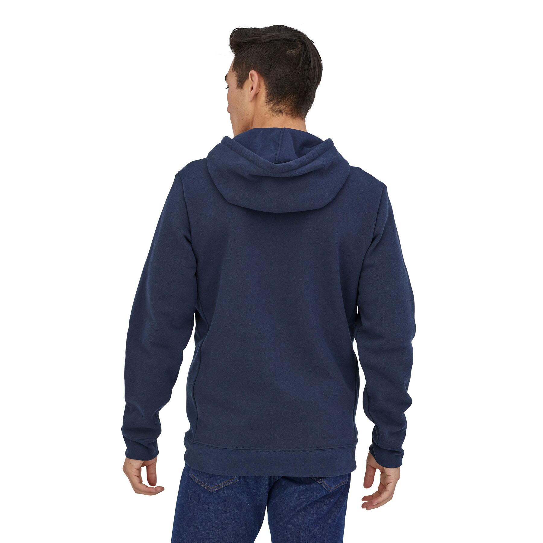 Sweat à Capuche Homme Patagonia "P-6 Logo Uprisal Hoody" S Bleu 4/7