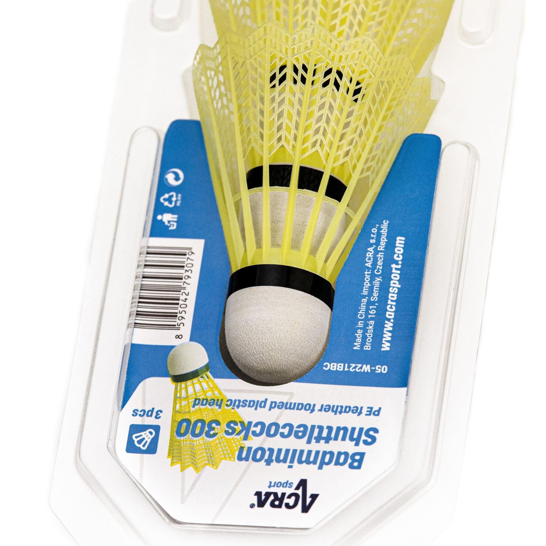 Badmintonové rekreační míčky, 3 ks 2/4