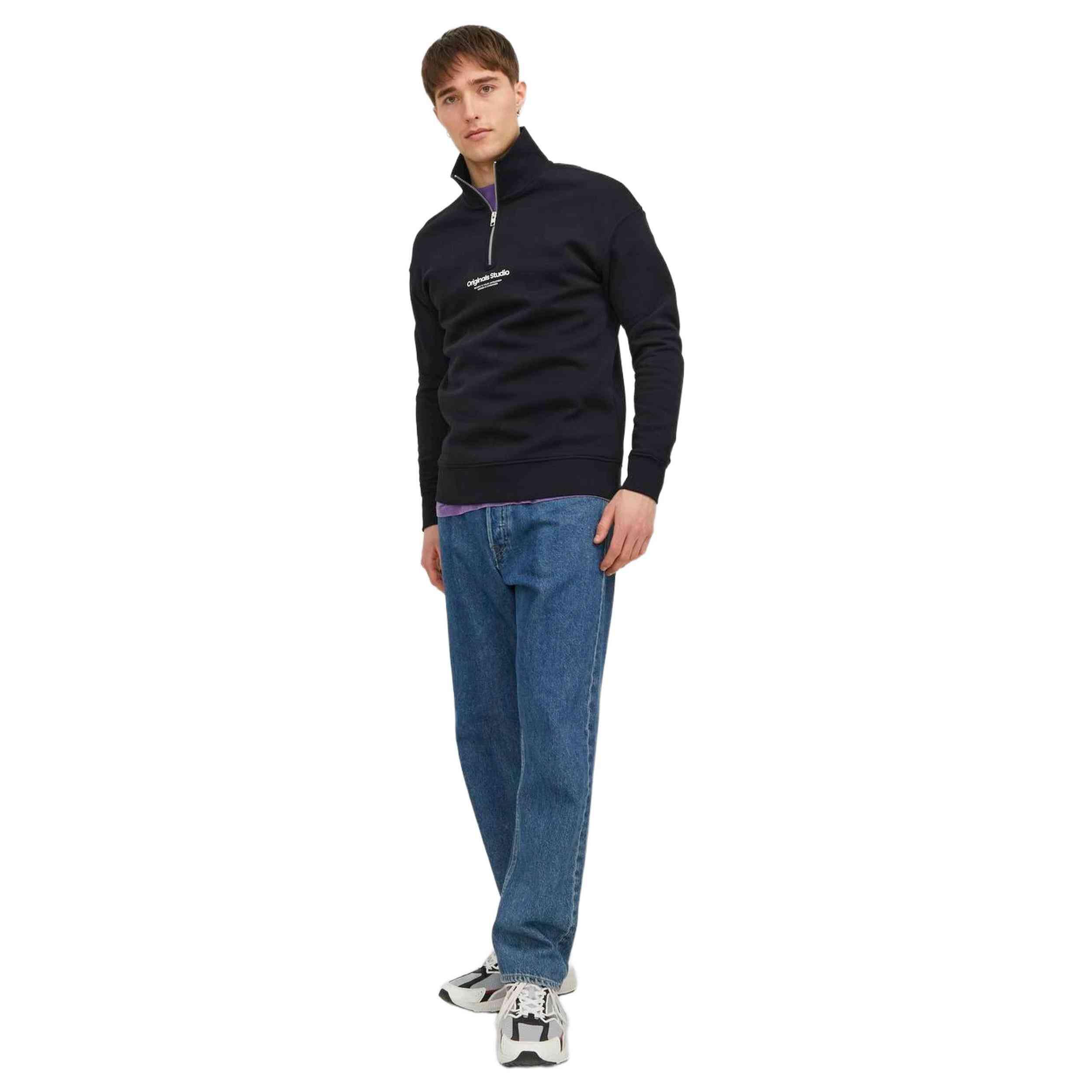 Felpa Jack&jones modello 12241777-NEGRO per uomini 4/5