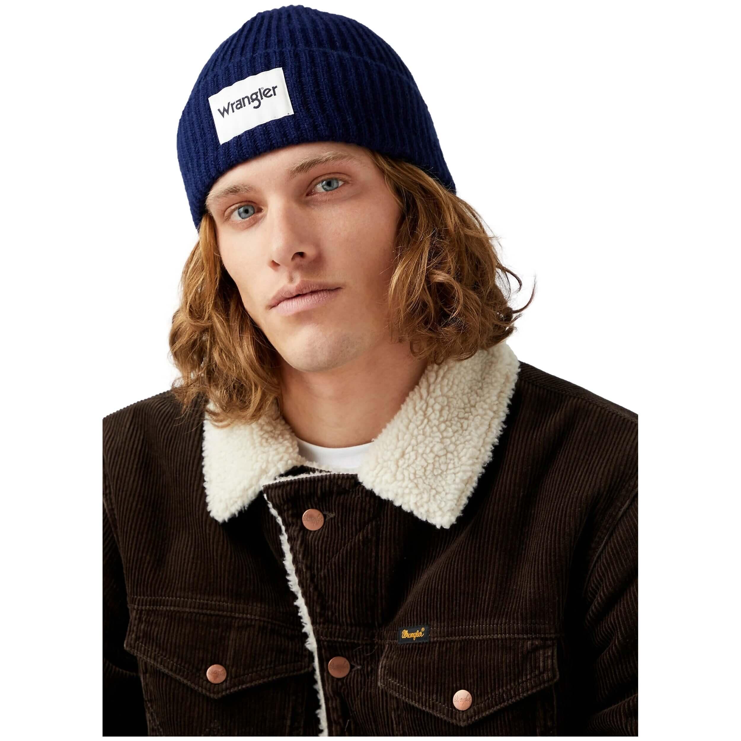 Wrangler - Bonnet Wrangler Modèle W0w2uhb5100 Pour Homme - Chapka - Bleu - Kid Unique - Decathlon