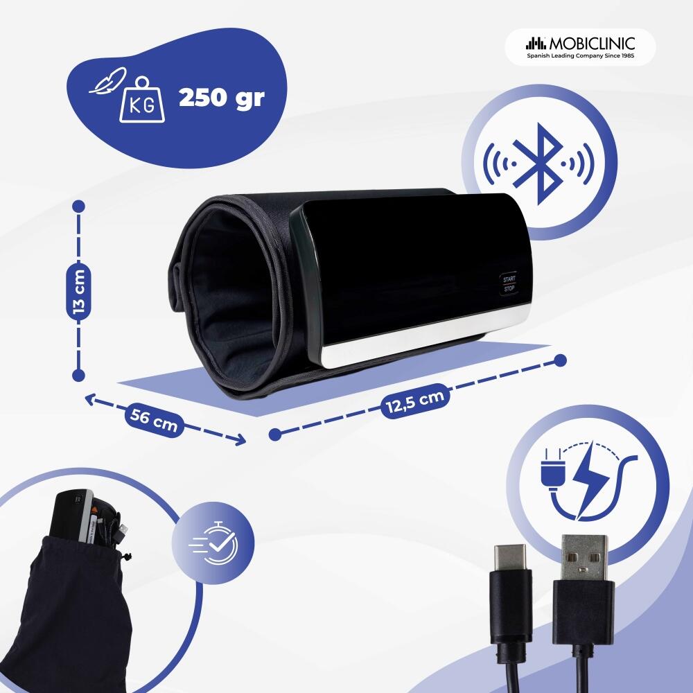 Tensiomètre numérique pour bras Bluetooth Détection de réchauffement du brassard 2/7