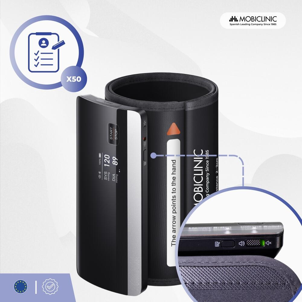 Tensiomètre numérique pour bras Bluetooth Détection de réchauffement du brassard 5/7