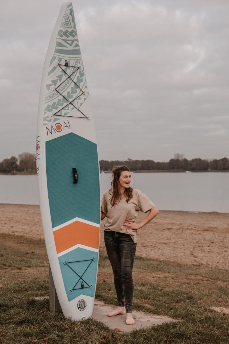 Prancha de Stand-Up Paddle Inflável Moai - MAIORES DISTÂNCIAS 11,6 3/7