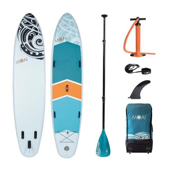 Pompowana deska SUP Moai Multi-person 12'4 z wiosłem