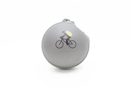 METEOR Reflektierender Schlüsselanhänger mit fluoreszierender Schutzhülle – Gelb