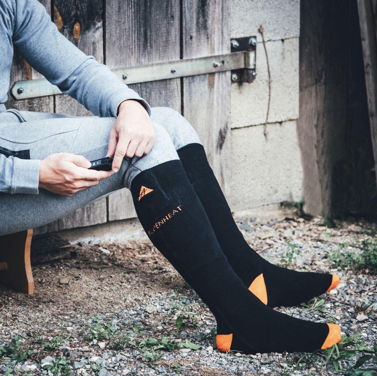 AJ26 Chaussettes chauffantes en coton - 45/48 4/4