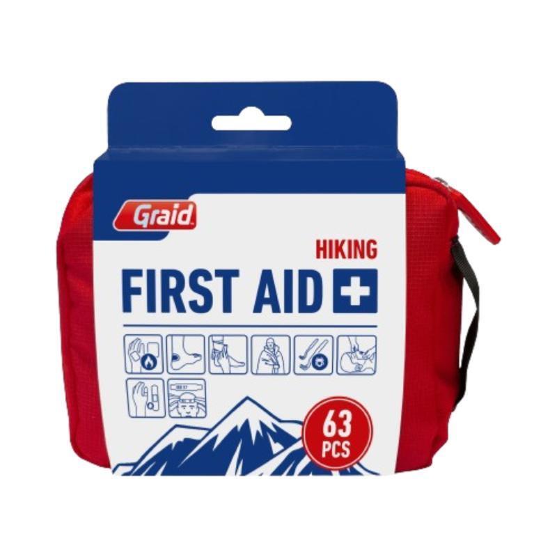 RFX CARE Kit de primeiros socorros para trilhas - 63 peças