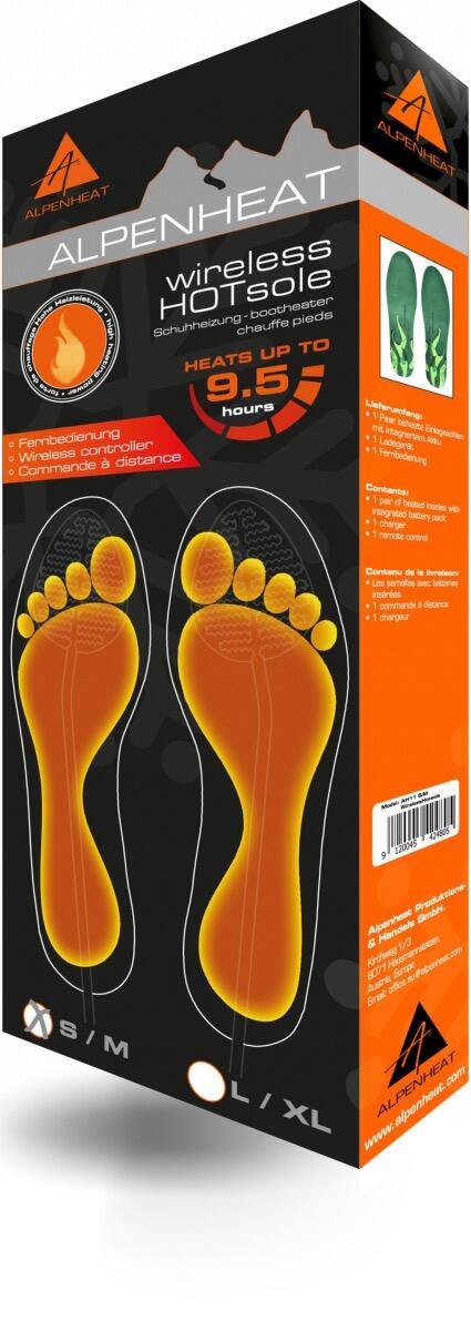 AH11 L Semelles chauffantes sans fil ajustable du 42 au 48 2/4