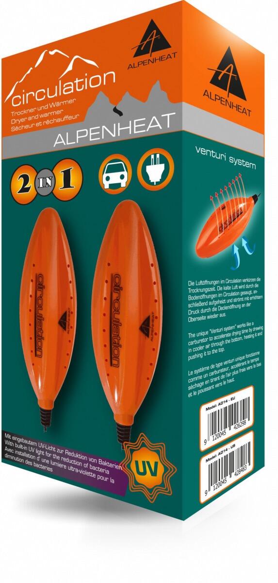 Suszarka do butów Alpenheat 2in1 Circulation (12V/100-240V) orange 4/4