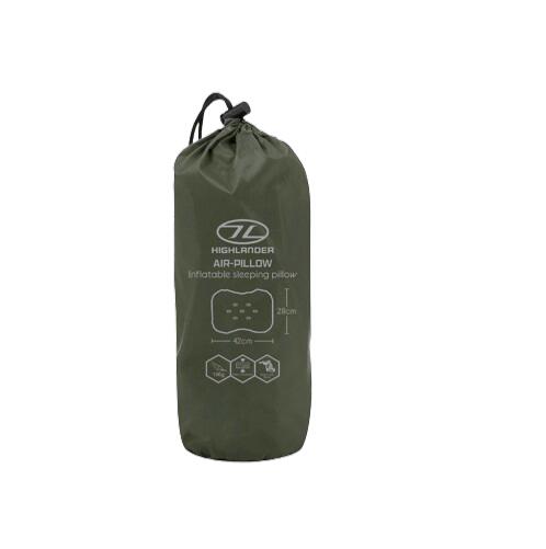 Cuscino gonfiabile da campeggio AIR PILLOW - Oliva 5/5