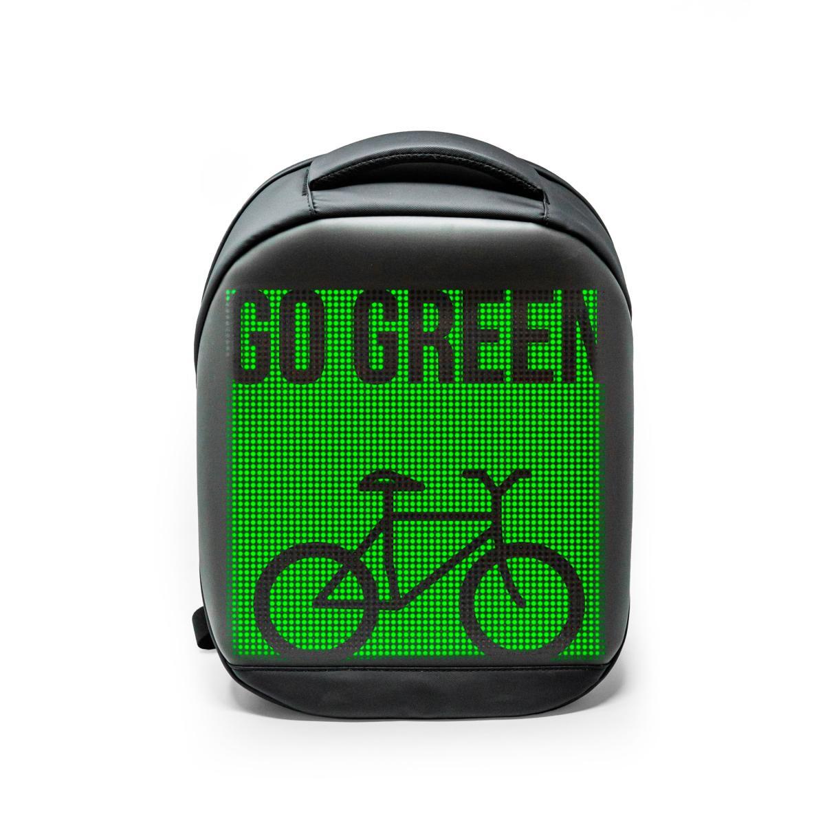 Pixel rugzak scherm emoji led display rugzak backpack animatie
