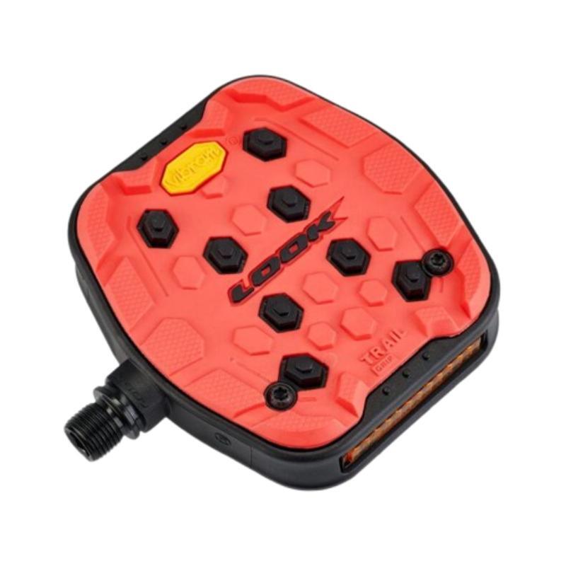 TRAIL GRIP R Pédales de vélo plates antidérapantes - Rouge 2/3