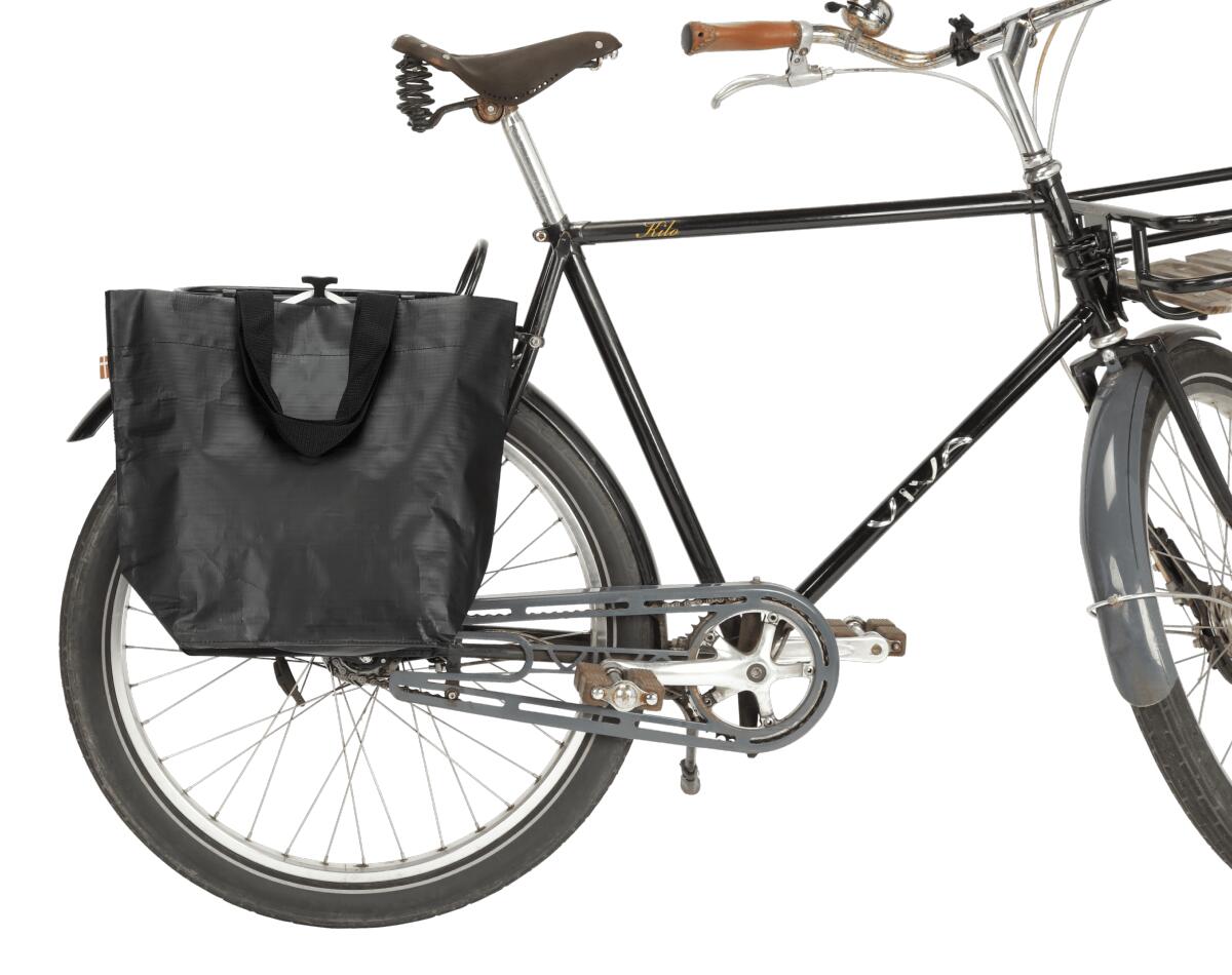 BIKEZAC Sacoche vélo porte-bagages - 18L - Noir 2/3