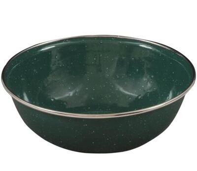 Deluxe-Schüssel, emaillierte Campingschüssel – Grün