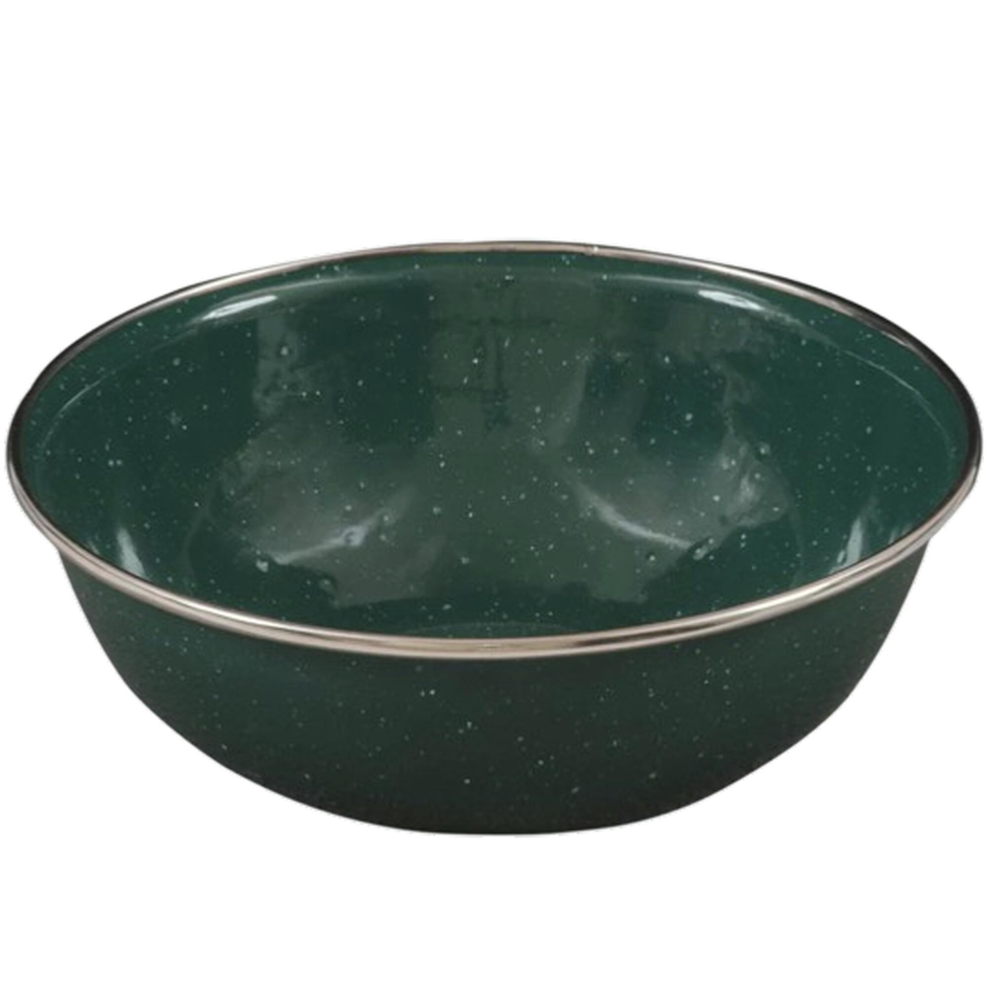Highlander - Deluxe Bowl Bol De Camping En Émail - Vert - Bol - Vert - 2 L - Decathlon