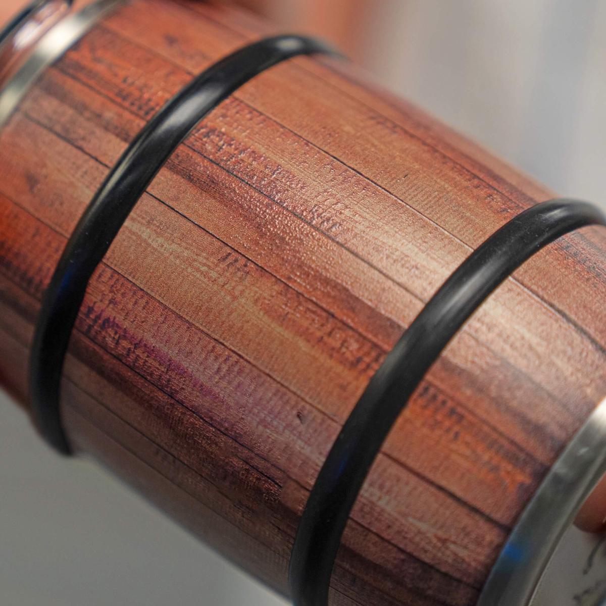 ORCA Thermosbeker voor kamperen - Donker hout 3/6