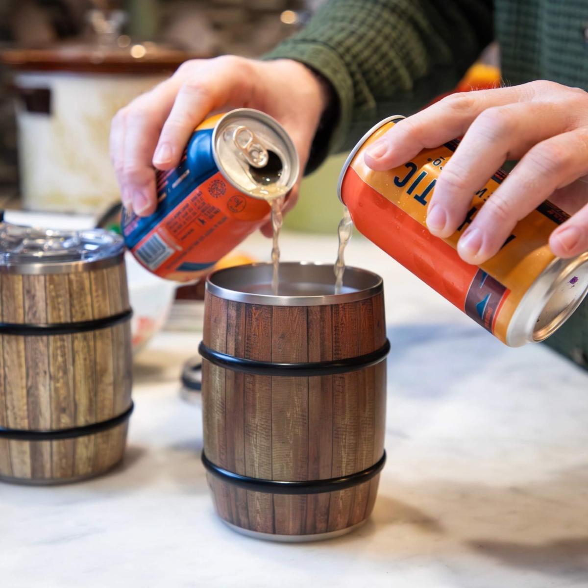 ORCA Thermosbeker voor kamperen - Donker hout 6/6