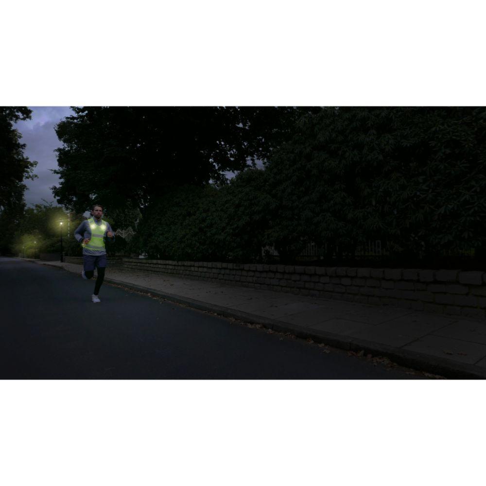 PROACTIV Vélo Gilet fluo/réfléchissant lumineux LED - M - Jaune 5/5