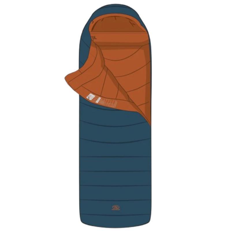 RAYET HYBRID 250E Sac de couchage sarcophage - 4 saisons - Bleu 6/7