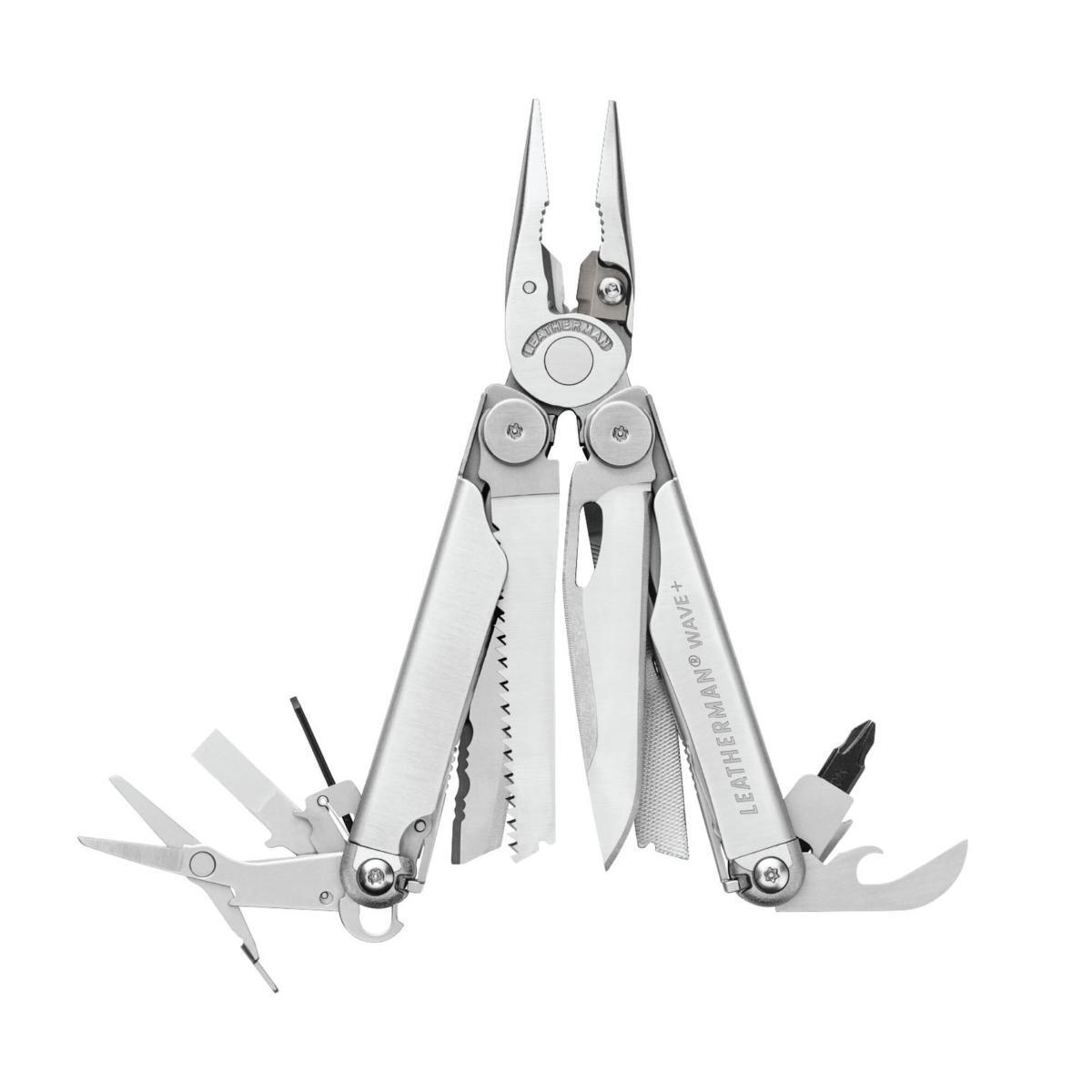 Leatherman - Pince Multifonctions Randonnée Camping Voile 18 Outils En 1 Wave+ Leatherman - Pince - Taille Unique - Decathlon