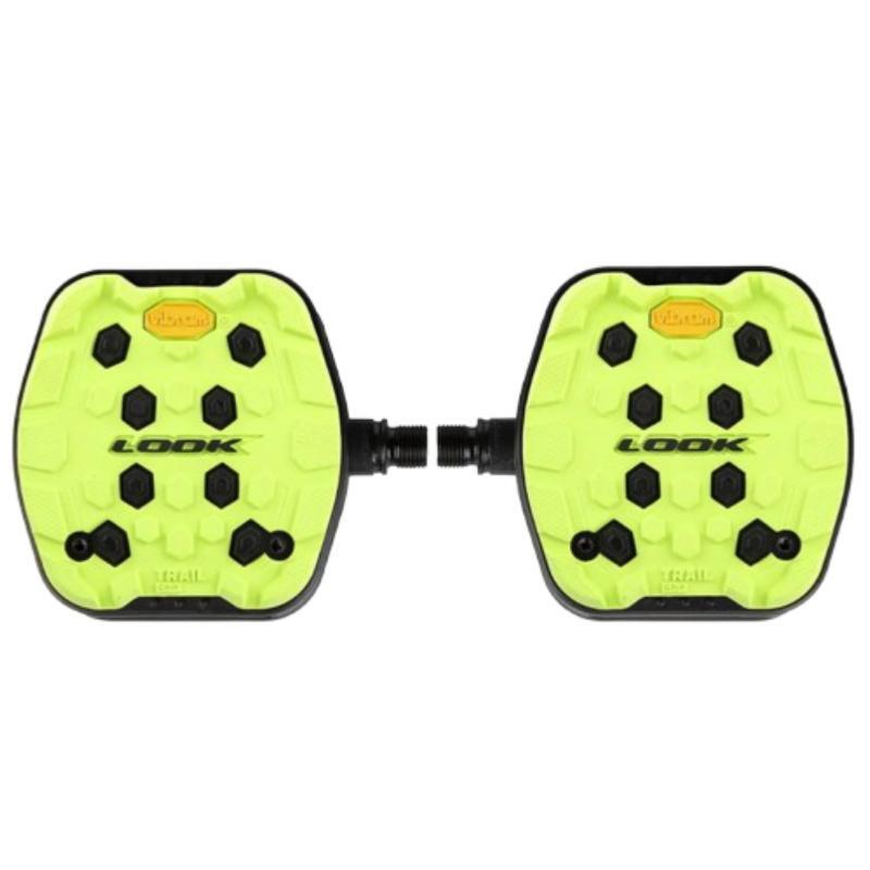LOOK TRAIL GRIP R Pédales de vélo plates antidérapantes - Jaune