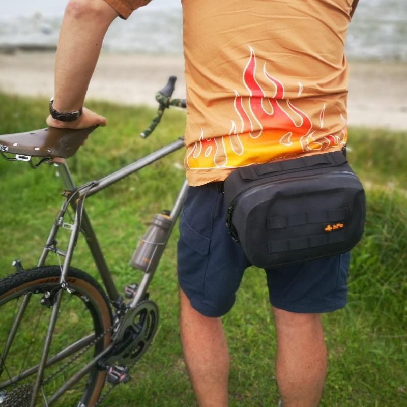 Sac De Guidon Roswheel 5L – Utilitaire Vélo, Bandoulière, Haute Visibilité, Neuf
