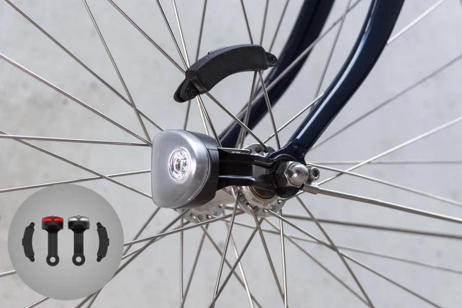 Dínamo magnético SL150C - Fixo contínuo - Freios de aro 2/4