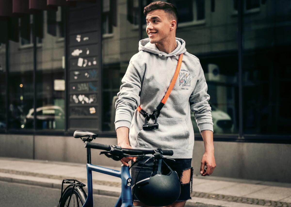 Antivol U/X-Lock 120 cm - Orange 4/5