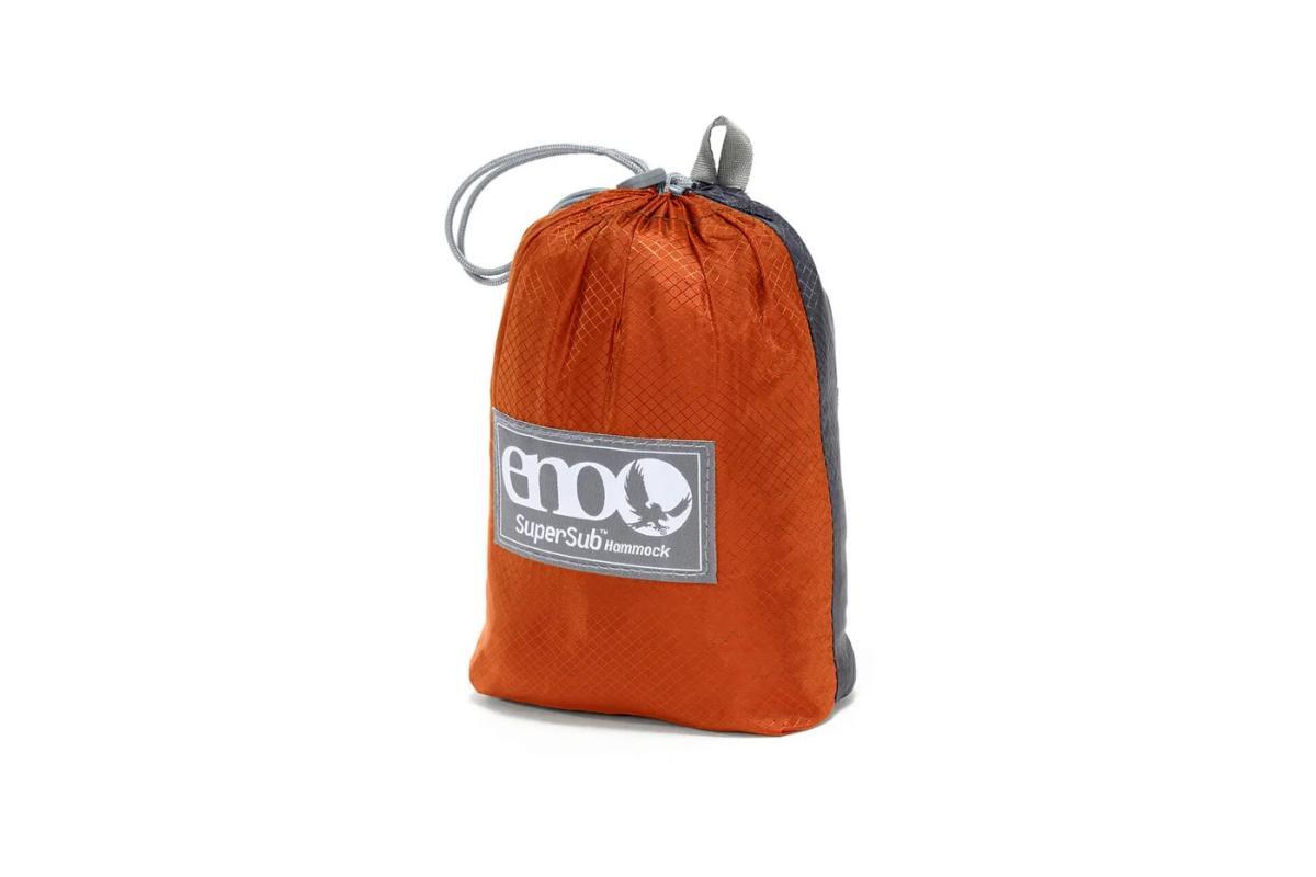 Hamak turystyczny ENO SuperSub Hammock - charcoal/orange 2/7