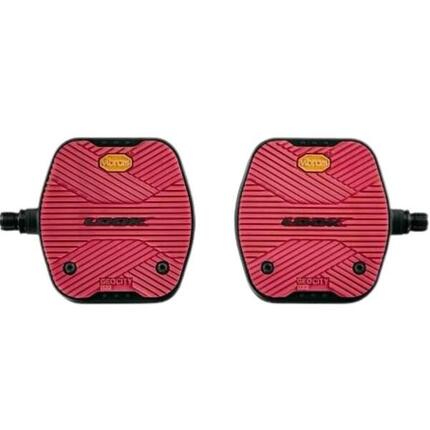 GEOCITY GRIP J Pédales vélo plates à grip VIBRAM - Jaunes