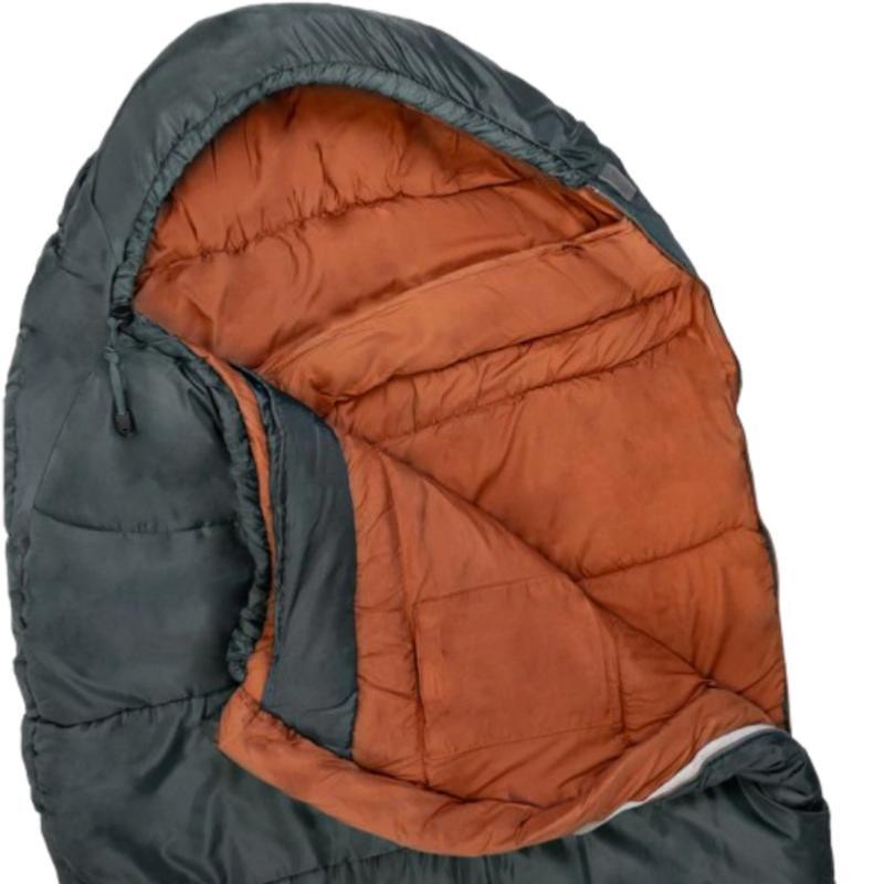 RAYET 450 Sac de couchage sarcophage - 4 saisons - Gris 2/5