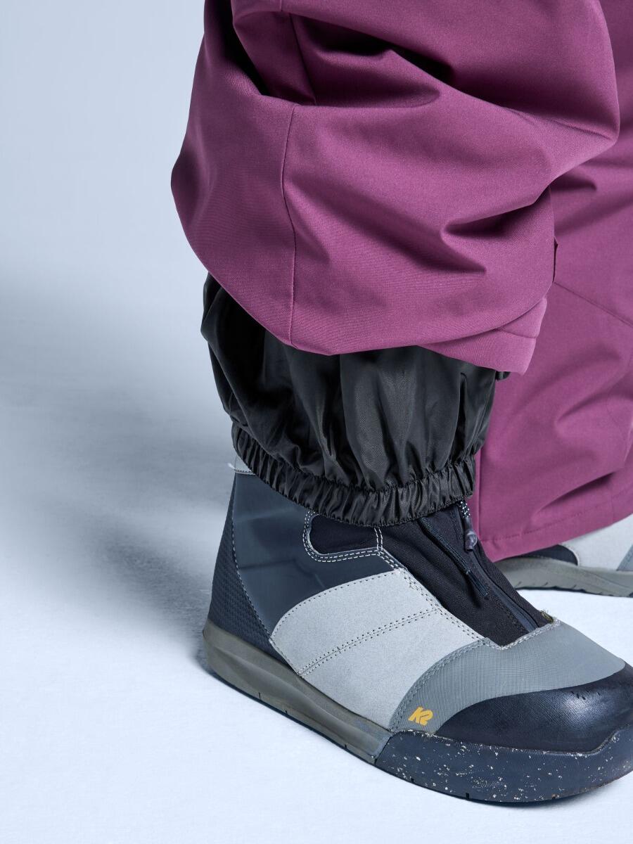 Pantalon de ski - Unisexe - Coupe ample - Park - Bordeaux 6/7