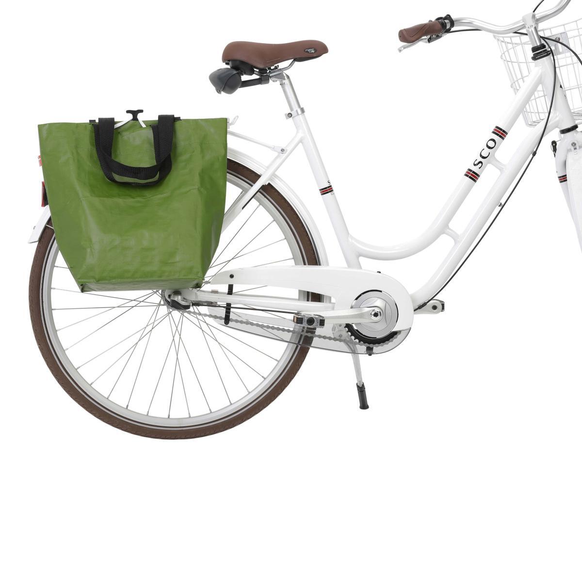 BIKEZAC Sacoche vélo porte-bagages - 18 L - Vert 2/2
