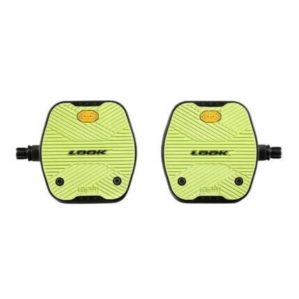 GEOCITY GRIP J Pédales vélo plates à grip VIBRAM - Jaunes