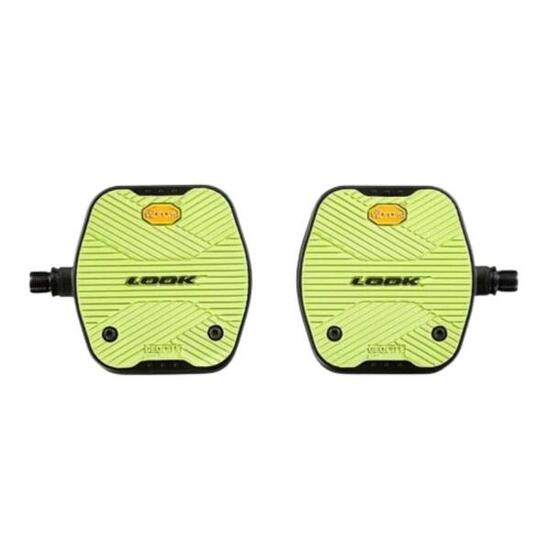 GEOCITY GRIP J Pédales vélo plates à grip VIBRAM - Jaunes
