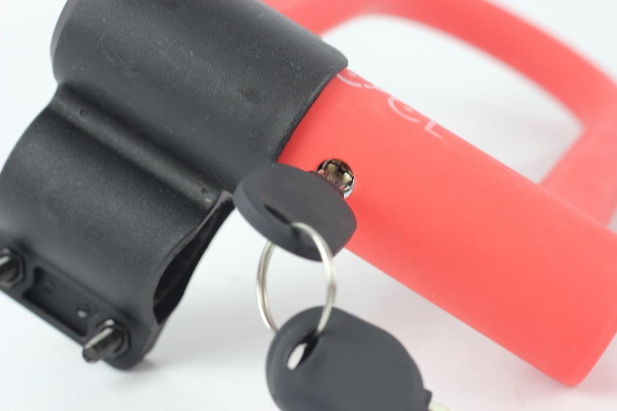 CYCL Antivol U-Lock pour vélo/trottinette - Rouge 2/4