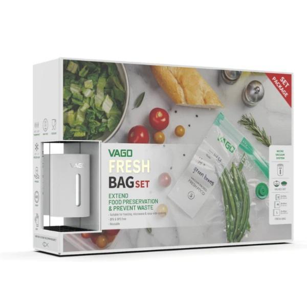 VAGO Compressor de vácuo VAGO para conservar seus alimentos