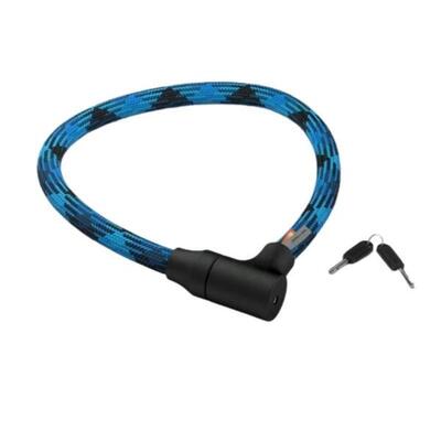 Lucchetto con chiave ORBIT B Kevlar - 100 cm - Blu