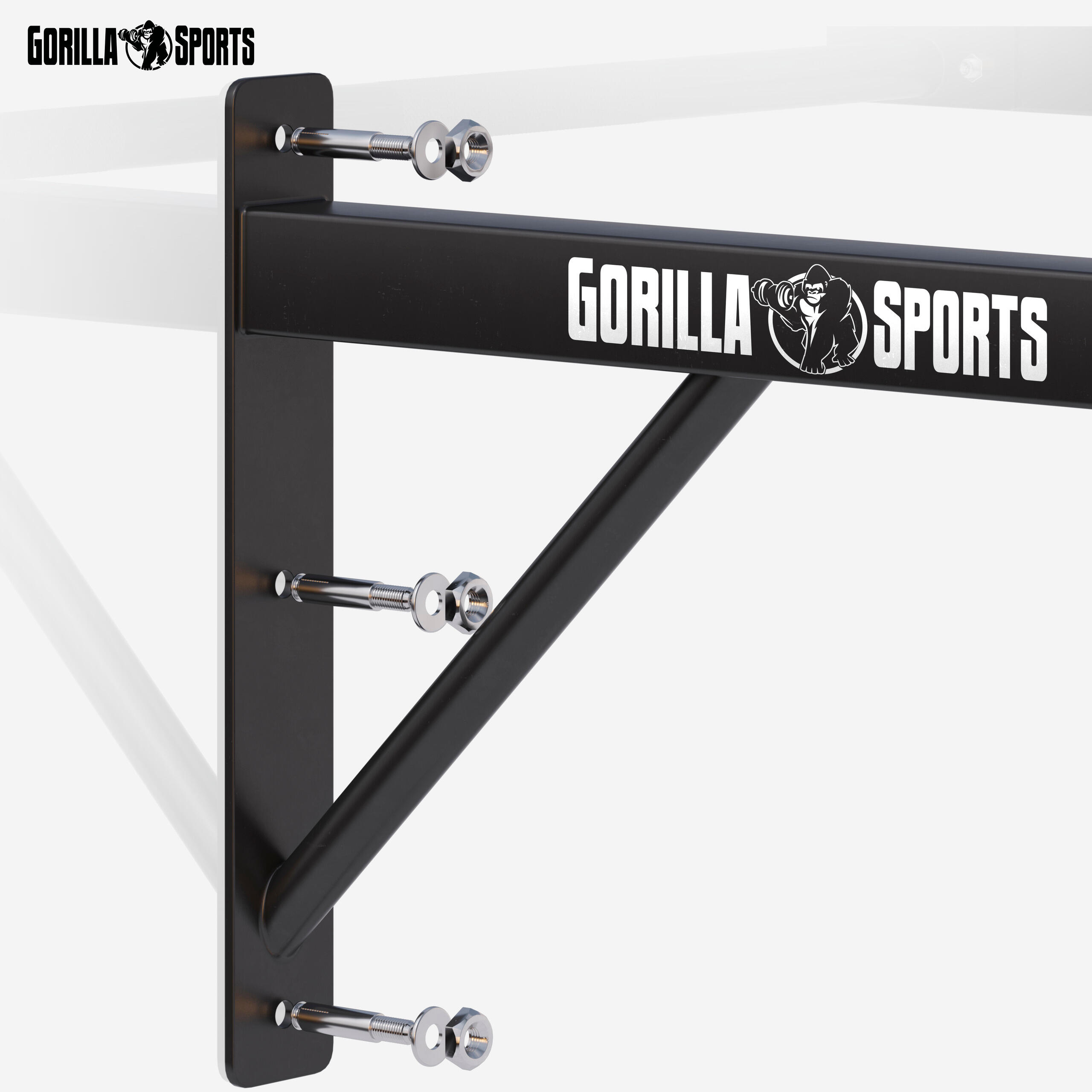 Barra per trazioni Gorilla Sports acciaio 108 cm Ø3,5 cm 150 kg 3/7