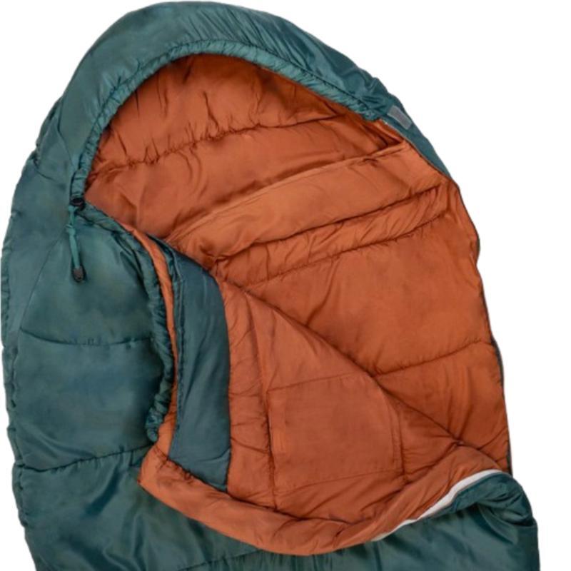 Sacco a pelo mummia RAYET 350 per bivacco - 3/4 stagioni - Verde 2/6