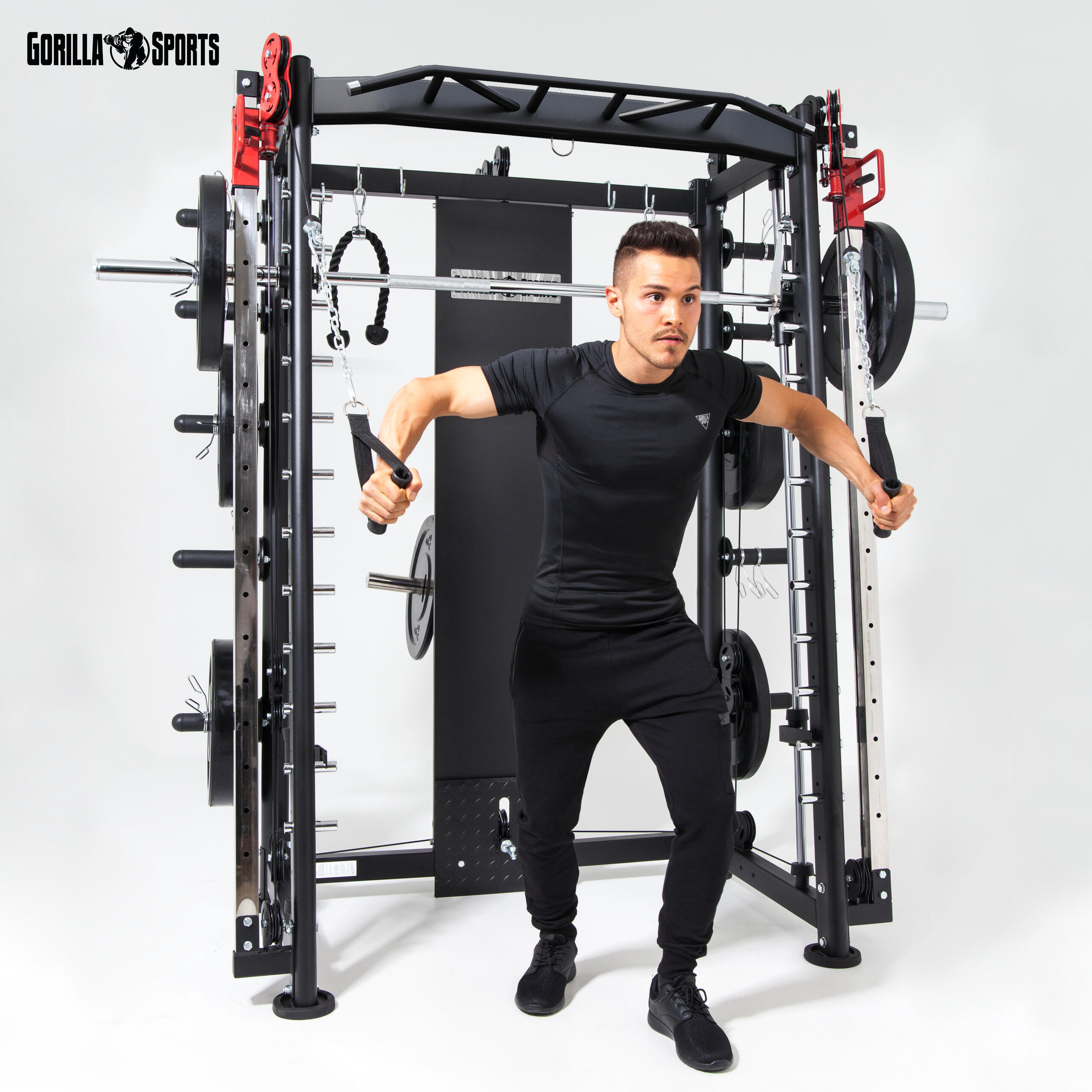 SMITH MACHINE POWER RACK, MULTI STATION, PRESSE | MUSCULATION 3/7