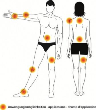 Bandage musculaire chauffant multi-usages Alpenheat 4/5
