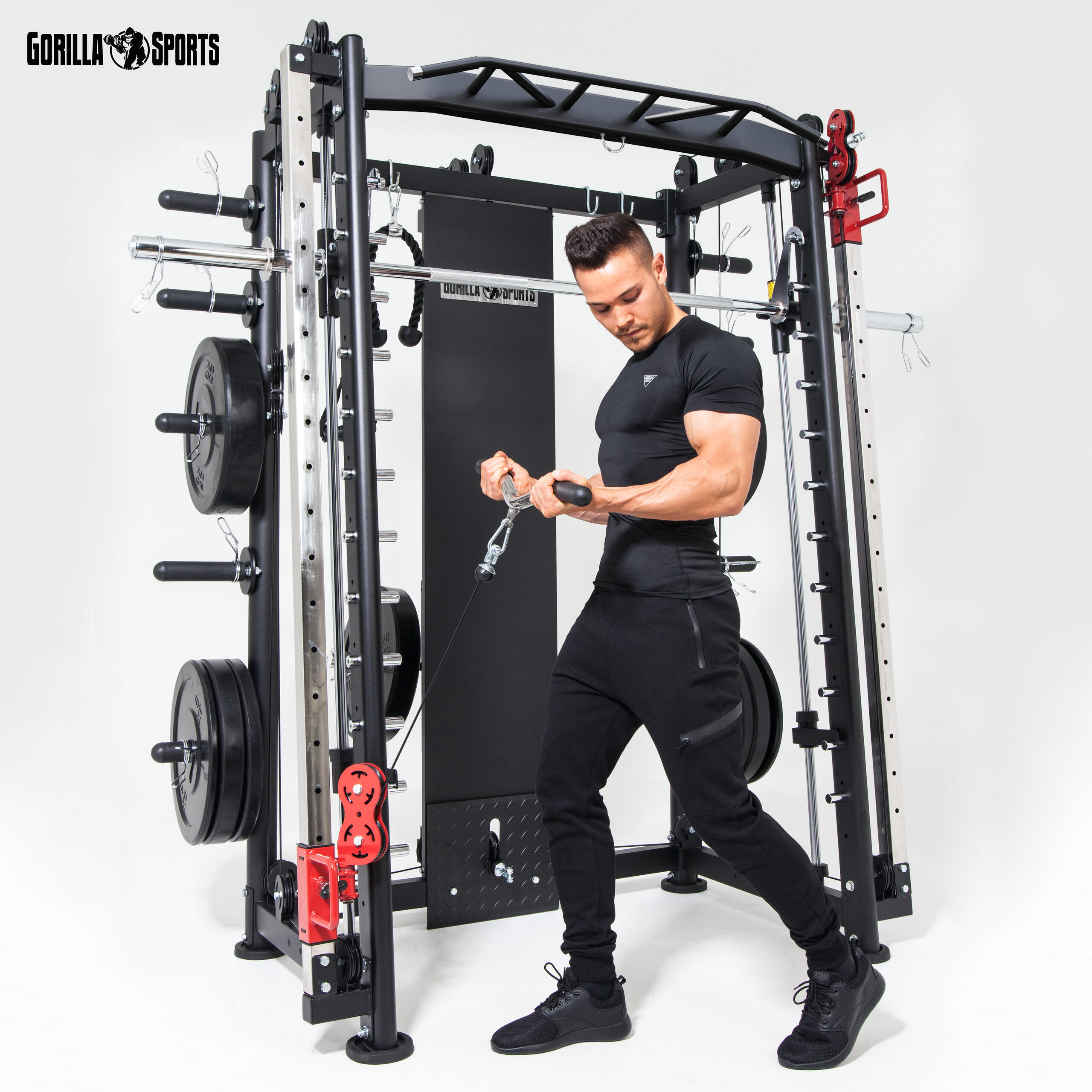 SMITH MACHINE POWER RACK, MULTI STATION, PRESSE | MUSCULATION 4/7
