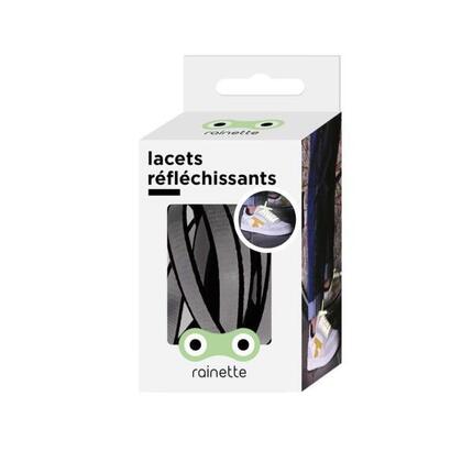 LACES Lacets fluos / réfléchissants - 110 cm - Noir