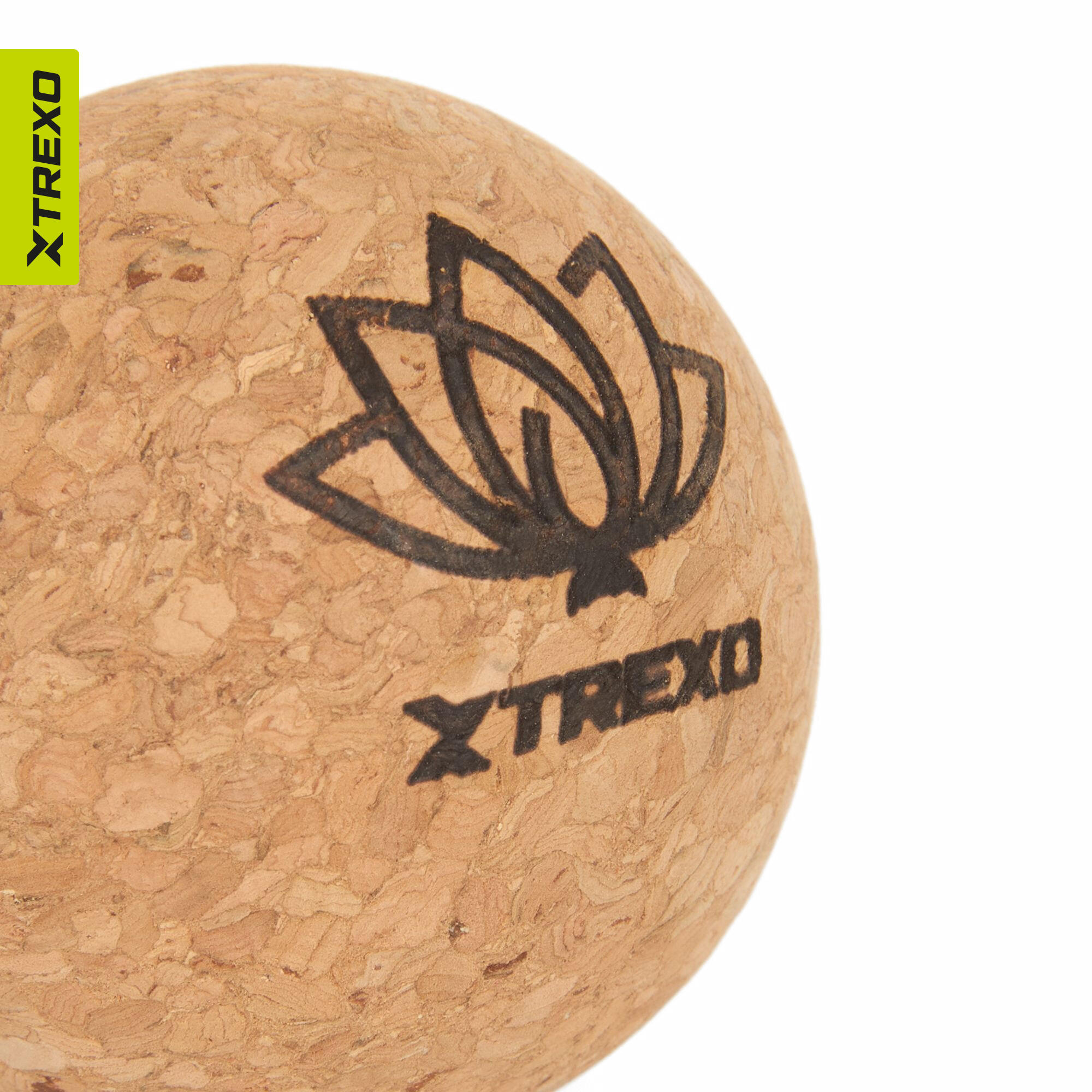Palla da massaggio XTREXO in sughero 6 cm 4/6
