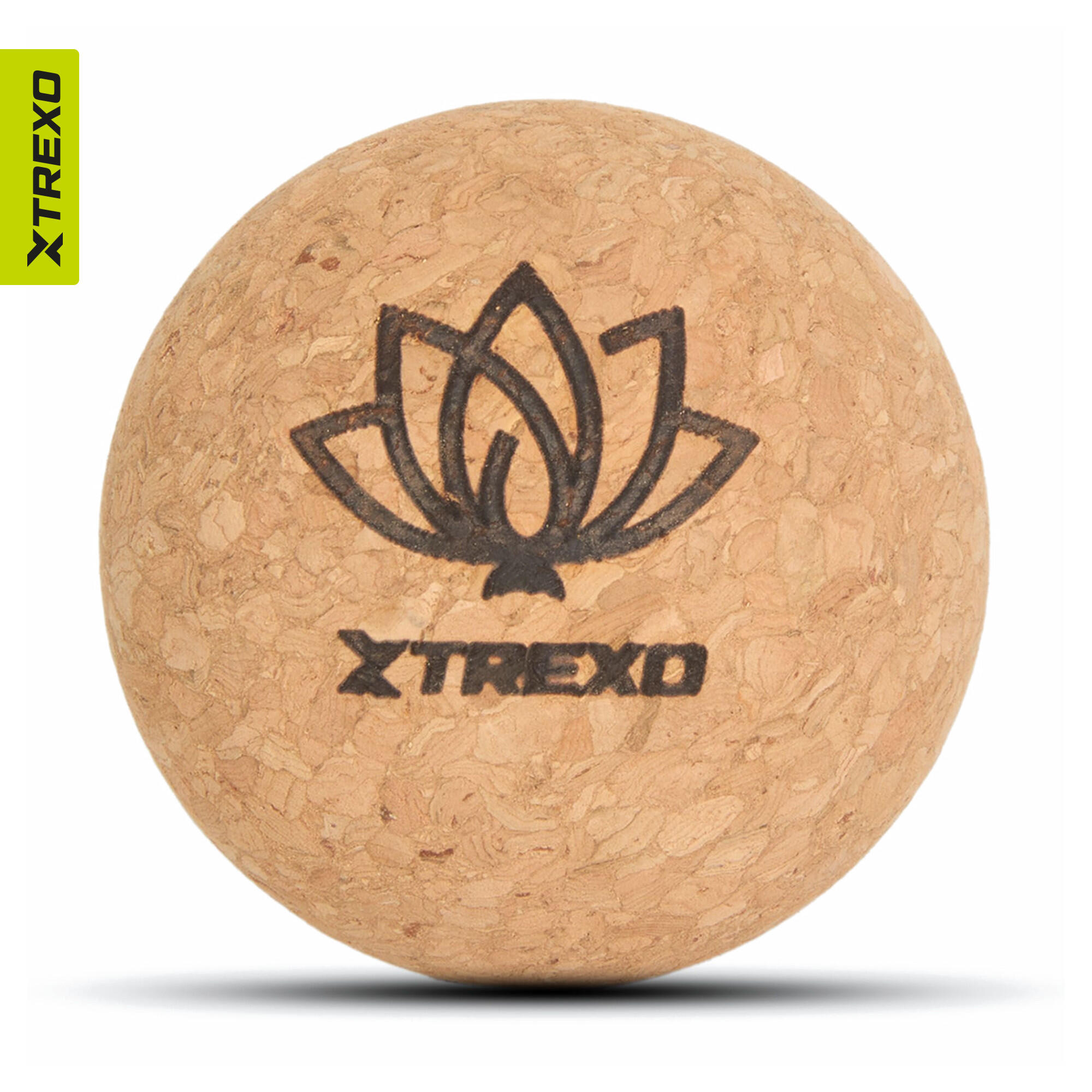 Palla da massaggio XTREXO in sughero 6 cm 3/6