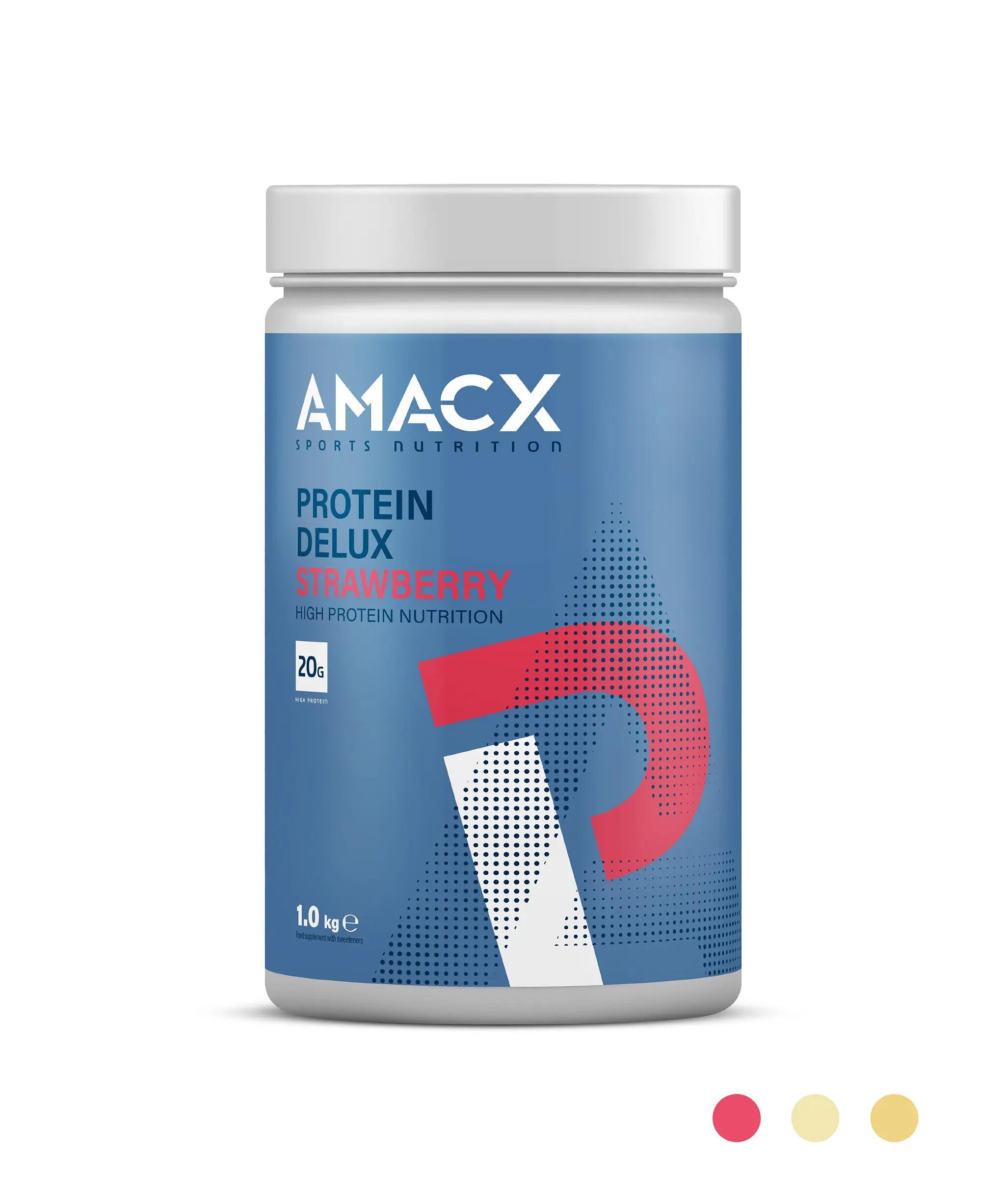AMACX Protein Delux Fragola | 1.0 kg